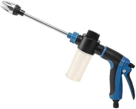 Aquoxis Pressure Washer, 15X More Powerful Extreme Water Pressure Tool with Steel Power, Qinux Aquoxis Sprayer for Waterpipe, High Pressures Water Jet with Foam Pot, Generic Aquaxis Aqui Blue B