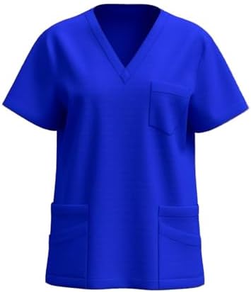 Lightweight Scrubs Top for Women Nursing Tops 2026 Cleaning Clothes for Housekeeping Womens Scrub Tops Short Sleeve