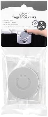 Ubbi Adult Pail Lavender Scented Odor Absorbing Discs, 3-Pack