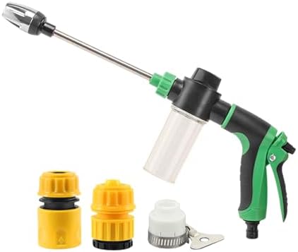Aquoxis Pressure Washer, 15X More Powerful Extreme Water Pressure Tool with Steel Power, Qinux Aquoxis Sprayer for Waterpipe, High Pressures Water Jet with Foam Pot, Generic Aquaxis Aqui Green D