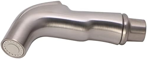Universal Fit Sink Spray Attachment, Kitchen Side Sprayer Head, Pull Out Spray Head, Faucet Sprayer Replacement for Delta, Moen, Kolher and Other OEM Brands, Brushed Nickel Finish, Ergonomic Design
