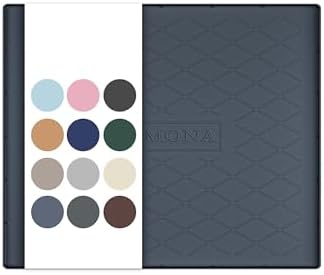 URMONA Under Sink Mat 25 x 19 in, Waterproof Silicone Cabinet Protector | Waterproof, Oil-Resistant, Raised Edge, Cabinet Liner, Shelf Protector, Pet Food Mat, Storage Mat, Easy to Clean, Dark Grey