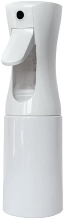 Ella & Sara Fine Mist Spray Bottle 200ml (White) - Continuous Water Mister for Hairstyling, Plants & Home Cleaning, Refillable Spray Bottle for Salon, Barber, Pets & Essential Oil Diffuser