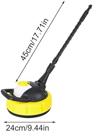 Pressure Washer, Concrete Cleaner, Pressure Washer Broom | Reusable Cleaning Tools Sidewalk Scrubber, Portable Outdoor Scrub Cleaner for Driveways, Walkways, Yards, A: Foam