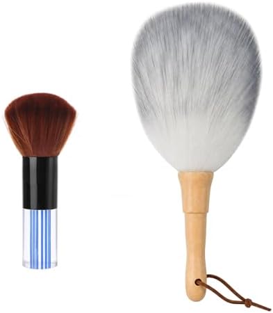 2 PCS Car Interior Dusting Brush, Soft Bristles Auto Dashboard Duster Interior Cleaning Brush, Scratch-Free Microfiber Sweep Detailing Brushes for Car Air Vent Dash Seat