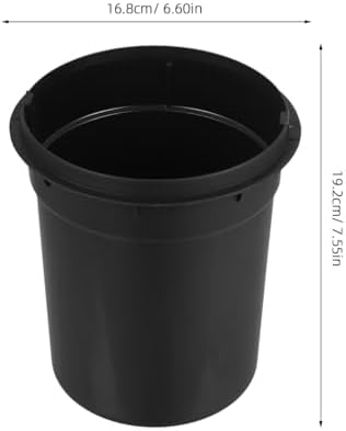 Thickened Round Trash can Inner Bucket 3L Replacement Liner for Home Office Kitchen Bathroom Wastebasket Insert 7.55X6.61In