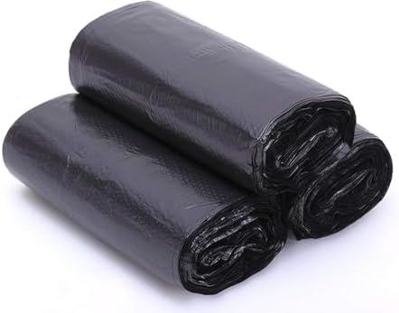 1.2-1.5 Gallon Small Trash Bags, Black Garbage Bag 240 Counts | Bathroom Trash Can Liners Plastic Bags, Wastebasket Trash Bags