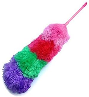 Kitchen + Home Large Static Duster - 27" Inch Electrostatic Feather Duster attracts dust Like a Magnet! - Assorted Colors Will Ship
