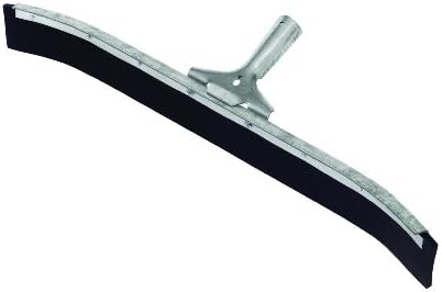 Rubbermaid Commercial Products Curved Traditional 24" Squeegee, Black, for Warehouses/Concrete/Car Garage/Basement Floor