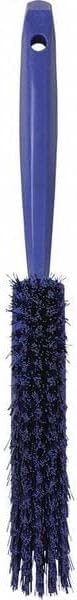 Vikan 45898 Bench Cleaning Brush, Polypropylene/Polyester Medium Bristle Dustpan Brush & Sweeper, 14 Inch, Purple