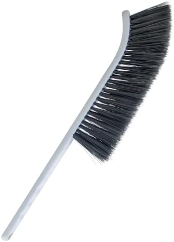 Dust Brush 14" Narrow Skinny Soft Bristle Broom | Long Handheld Whisk Cleaning Tight Space Bed Couch Drafting Clothes Upholstery Art