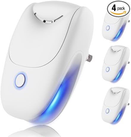 Negative Ion Air Ionizers, Plug In Air Purifier for Home 4PCS | Mini Air Ionizers for Home, Bedroom, Office, Kitchen, Dust, Smoke, Pet Smell
