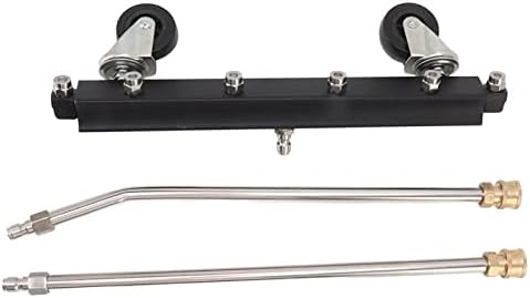 Pressure Washer Undercarriage Cleaner, Under Car Wash Water Broom, Chassis Cleaner with 13 Inch Extension Wand, Ideal for Patio, Yard Entrance & Swimming Pool, 13inch (Pavement Sprinkler)