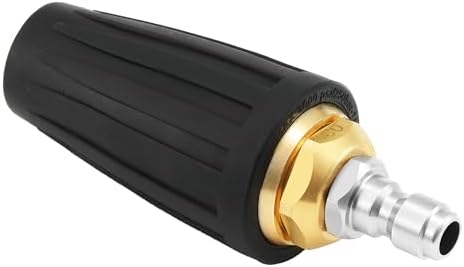 Tool Daily Turbo Nozzle Pressure Washer, 360° Rotating Nozzle | Pressure Washer Turbo Tip for Car Washing, Concrete, Brick Cleaning, 1/4 Inch Quick Connect, 3600 PSI, 2.5 GPM