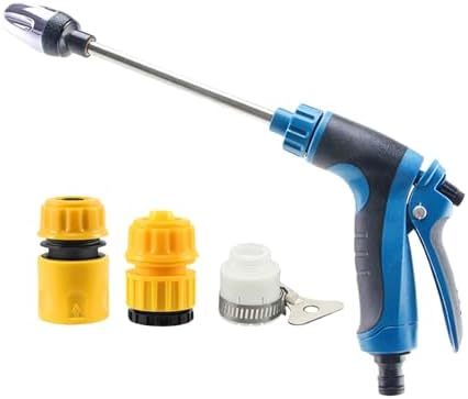 Aquoxis Pressure Washer, 15X More Powerful Extreme Water Pressure Tool with Steel Power, Qinux Aquoxis Sprayer for Waterpipe, High Pressures Water Jet with Foam Pot, Generic Aquaxis Aqui Blue C