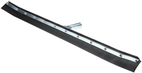 PRO SOURCE Extra-Wide 36" Petroleum-Resistant Curved-Blade Floor Squeegee: Crimps onto The end of The Handle