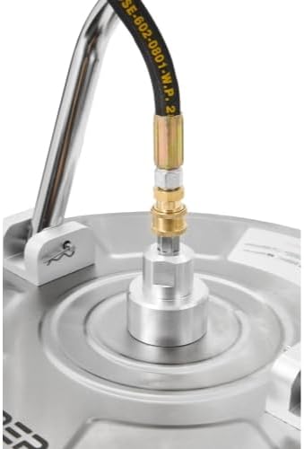 Dapper Supply 18 in. Pressure Washer Surface Cleaner in Stainless Steel w/Handles & Wheels, 4350 Max PSI, 3/8" Connector & 2 Adapters Ideal for Driveways, Sidewalks, Patios, Decks