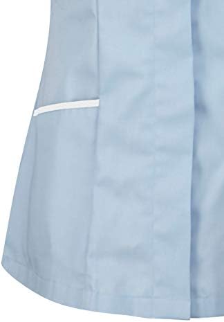 Lightweight Nursing Scrubs for Women Housekeeping Uniforms for Women Short Sleeve Scrub Tops Cleaning Uniform
