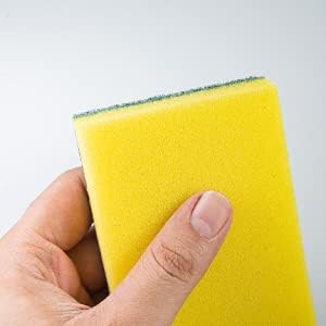 DecorRack 40 Kitchen Scrub Sponges, Heavy Duty Bulk Pack, Multicolor