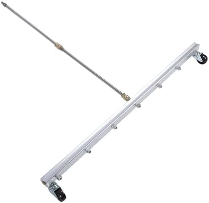 GOWENIC Pressure Washer Cleaner, 39.37inch Stainless Steel Water Broom with 1/4inch Quick Connector, Power Pressure Washer Attachment for Household Business Concrete Driveway Patio (for Floor)
