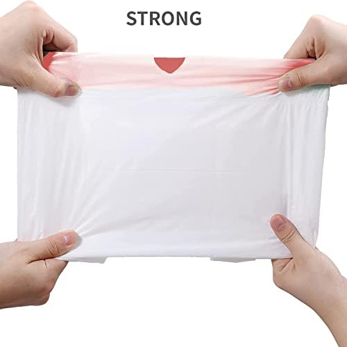 BEIDOU-PAC Trash Bags, 2.6 Gallon, 200 Count, Drawstring, Odorless, Extra Thick, White Plastic, Food Scrap Bag for Home Office Bathroom Kitchen Bins