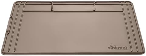 WeatherTech SinkMat – Waterproof Under Sink Liner Mat for Kitchen Bathroom – 28” x 19” Inches - Durable, Flexible Tray – Home undersink Organizer Must Haves, Tan