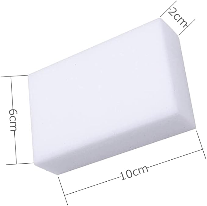 Magic Sponges Eraser,10 Pack Melamine Sponge Bulk,2X Density,Long Lasting | Just add Water,Easy to Use,Cleaning Sponge for Kitchen,Bathroom,Bathtub,Sink,Furniture,Wall Cleaner