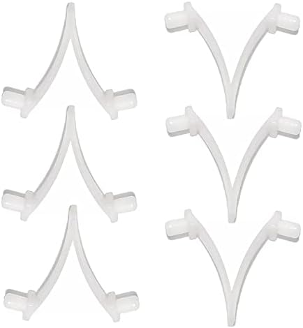 ATIE Butterfly Pool Clips - 6 Pack Attachment Clips for Swimming Pool Brush, Skimmer, Vacuum, Mini Jet Vacuum, Telescopic Pole