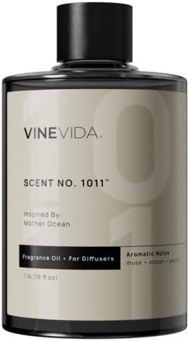 VINEVIDA (16oz) Hotel Fragrance Collection Diffuser Oil - Hotel Scents Diffusers for Home - Cold Air Diffuser Oil - Hotel Scent Essential Oil - Scent No.1011 Inspired by Mother Ocean