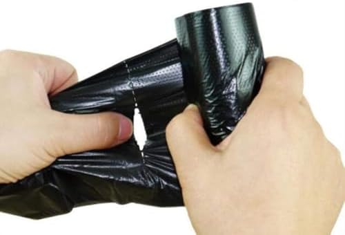 1.2-1.5 Gallon Small Trash Bags, Black Garbage Bag 240 Counts | Bathroom Trash Can Liners Plastic Bags, Wastebasket Trash Bags