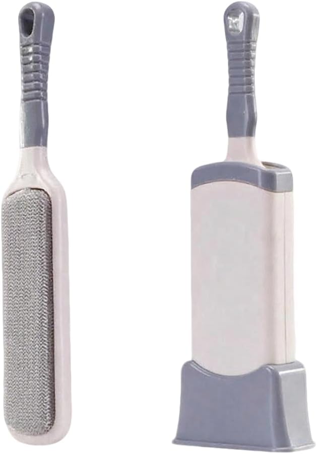 Generic Reusable Double - Sided Lint Remover Brush, Self - Cleaning Design for Clothes, Sofa, Car Seats