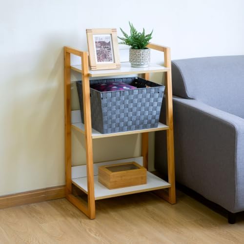 Large Gray Woven Storage Basket With Cut-Out Handles, Decorative Organizer Bin For Bathroom, Bedroom, Living Room, Office And Home Organization