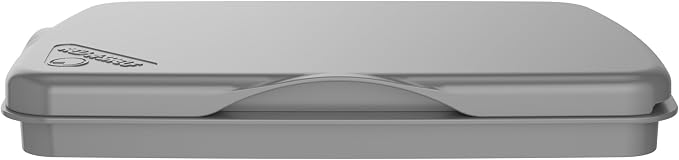Rev-A-Shelf 32 Qt Under Sink Garbage Can Lid for Base Kitchen and Bathroom Cabinet, Replacement Trash Bin Lid Only, Metallic Silver, RV-32-LID-17-1-40
