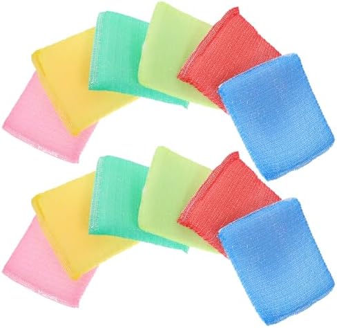 4pcs Non-Scratch Kitchen Cleaning Sponges with Ultra-Fine Fiber Scrubber Pads, Multipurpose Dish Washing Scrubbers for Hard Surfaces, Odor-Free Sturdy Kitchen Cleaning Supplies