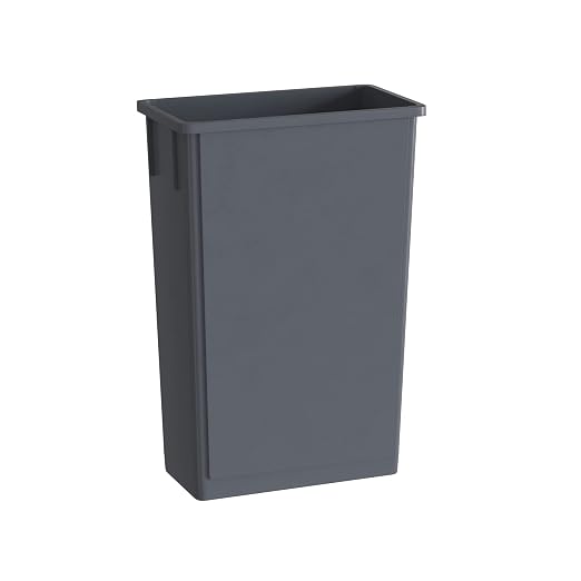 23 Gallon Gray Slim Jim Trash Can