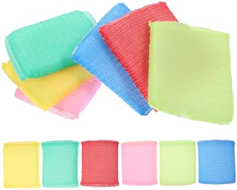 INOOMP 12pcs Non Scratch Dish Scrub Sponges for Kitchen Soft Flexible Nylon and Sponge Cleaning Pads Scratch Design for Washing Dishes and Hard Surfaces for Daily Use