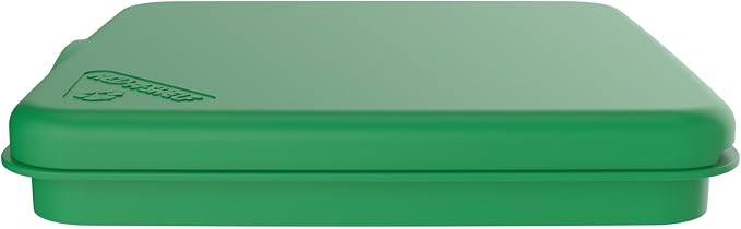 Rev-A-Shelf 27 Qt Under Sink Garbage Can Lid for Base Kitchen and Bathroom Cabinet, Replacement Plastic Trash Bin Lid Only, Green, RV-1024-LID-G-1