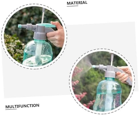 Pneumatic Water Spray Bottle with Ergonomic Grip Plastic Outdoor for Flower Watering and Plant Care Hand-pressurized for Continuous Use Random Color