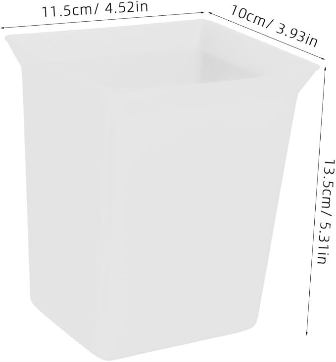 Plastic Storage Basket for Organizing Cleaning Supplies Portable Bin for Housekeeping for Bathroom and Hotel Use Design White