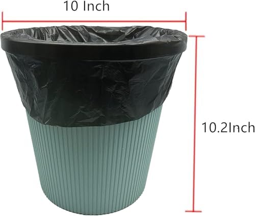 1.2-1.5 Gallon Small Trash Bags, Black Garbage Bag 240 Counts | Bathroom Trash Can Liners Plastic Bags, Wastebasket Trash Bags