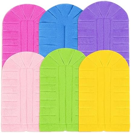 KEEPOW 6Pcs Duster Refills Compatible with Swiffer Hand, Heavy Duty Fleece | Reusable 360 Degree Fleece Duster Refills for Ceiling Fan, Blinds & Home Cleaning, Heavy Duty, Compatible Swiffer Duster