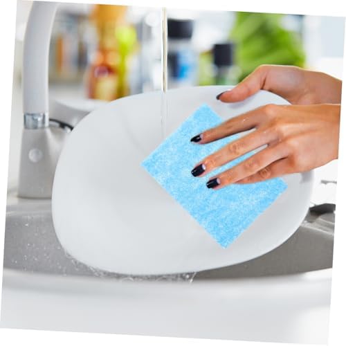 Ciieeo 30Pcs Non Scratch Scrub Pads for Dishes Pots and Pans Heavy Duty Absorbent Scrubbers for Effortless and Stubborn Removal