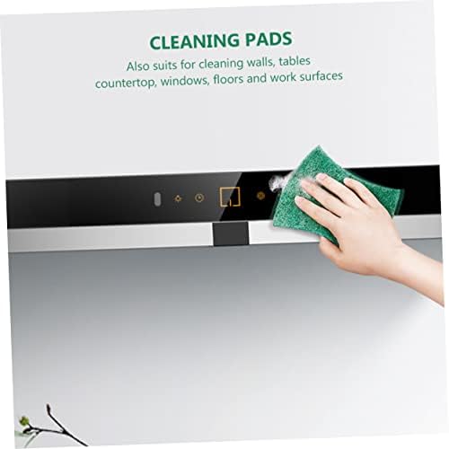 6Pcs Reusable Household Scrubber Pads Premium Scouring Pads for Dishes Pots and Surfaces Non Scratch Cleaning for Kitchen and Home Use