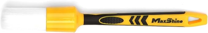 Maxshine Large #12 Universal White Classic Detailing Brush – Soft, Durable Synthetic Bristles – High-Density Brush for Interior & Exterior Cleaning – Premium Car Detailing Tool