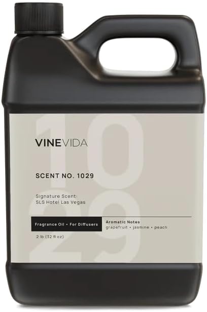 VINEVIDA Scent NO. 1029 Fragrance Oil for Cold Air Diffusers - 32oz (2lbs) - Inspired by: SLS Hotel Las Vegas Hotel Fragrance Diffuser Oil - Hotel Scents for Home - Diffuser Oil