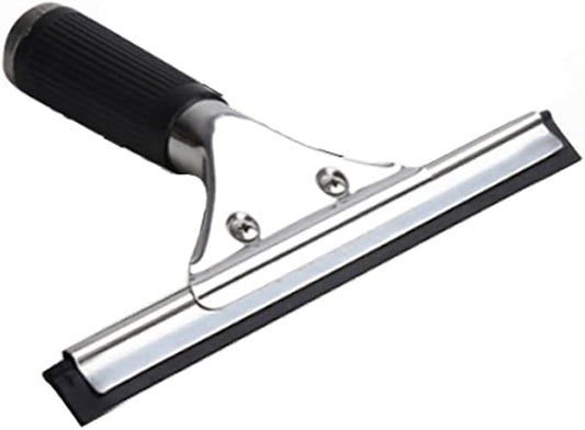 Black 15cm 6in Window Squeegee All Purpose Squeegee for Glass Shower Doors, Car Window, Home Mirrors, Bathroom Cleaner Wiper Accessory(6in/15cm, Black)