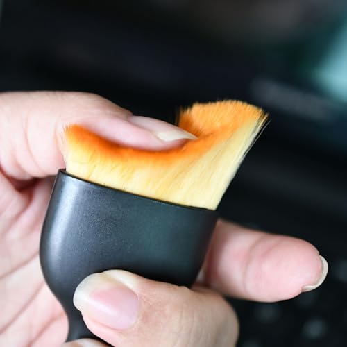 4Pack Car Detailing Brush for Car Infotainment Screen and Air Vents | Soft Bristle Cleaning Brush for Dashboard, Buttons, Leather, Skylight, Soft bristles and Scratch-Free Car Accessories