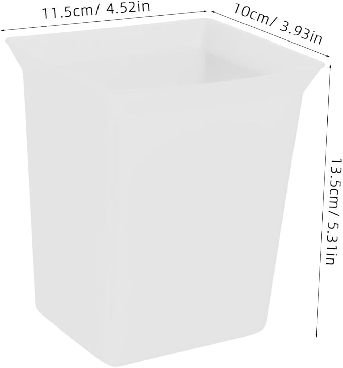 ABOOFAN Portable Plastic Cleaning Supplies Caddy Compact Organizer for Hotel Rooms Shower Basket Tote for Toiletries Tools Easy to White