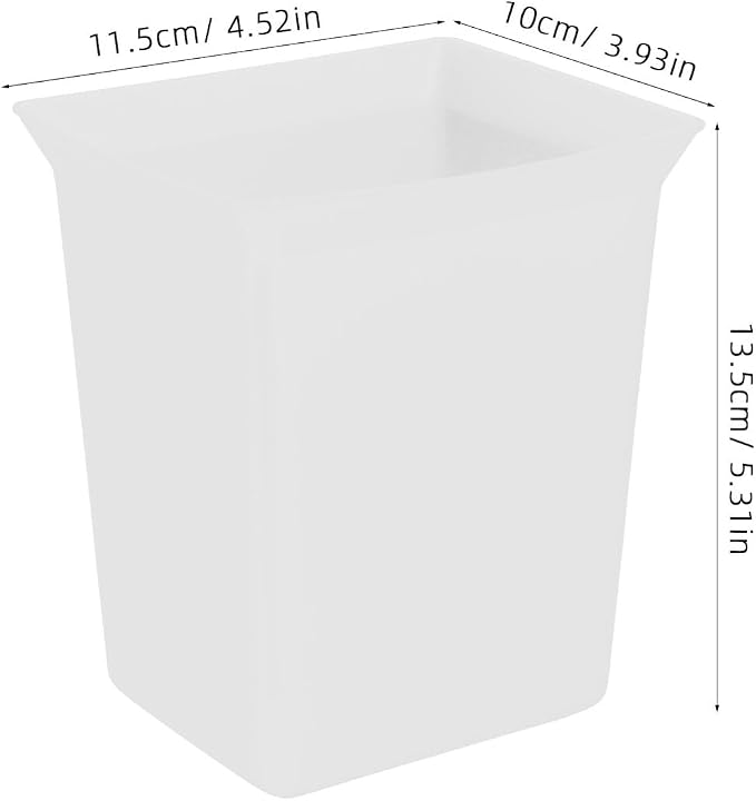 VICASKY Portable Cleaning Supply Organizer Basket with Handle, White Plastic Storage Caddy Bin for Bathroom and Housekeeping, Portable Cleaning Supplies Holder for Home and Hotel Use