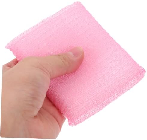 Hemobllo 12pcs Non Scratch Kitchen Scouring Pads Soft Nylon Scrubbers for Cleaning Dishes Small Sponges with Superior Stain Removal Safe for Utensils and Hard Surfaces Multipurpose Cleaning